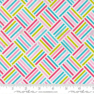 Moda Fabric - Sweet And Plenty Sugar - Fields Checks and Plaids
