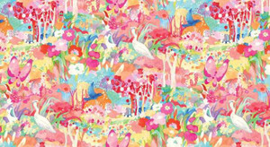 Moda Fabric - Whimsy Wonderland - Scenic Wonderland - Cotton Candy