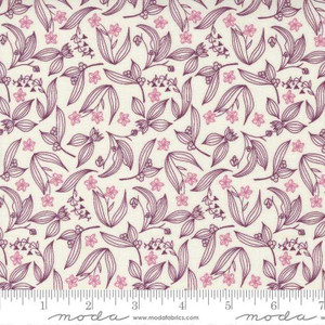 Moda Fabric - Wild Meadow - Fairy Circles - Porcelain Boysenberry