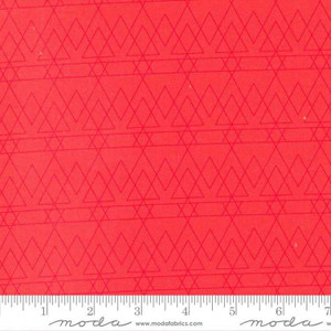 Moda Fabric - Rainbow Sherbet - Triangles - Mandarin