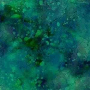 Oasis Fabric - Raindrops || Blue/Green