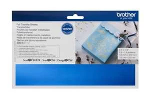 Brother CAFTSBLU1 ScanNCut Foil Transfer Sheets in Blue
