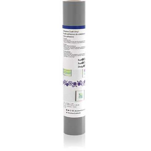 Brother CAVINYLGRA ScanNCut Adhesive Craft Vinyl - 6 ft. Roll in Gray