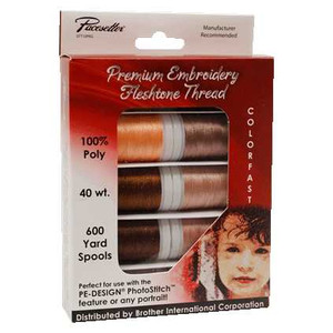 Brother EFT10PKG Premium Embroidery Fleshtone Thread
