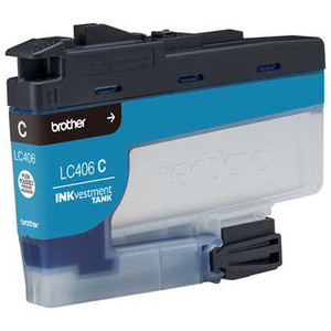 Brother LC406CS INKvestment Tank Standard-yield Ink - Cyan