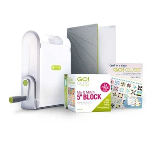 AccuQuilt Ready. Set. GO! Ultimate Fabric Cutting System Boxed Set - 5" Block