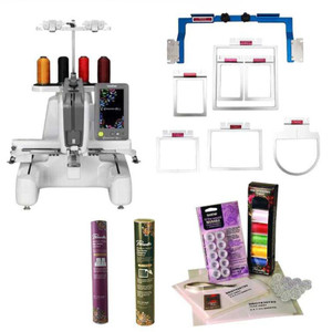 Brother Entrepreneur One PR1X Single-Needle Embroidery Machine with Premier Package