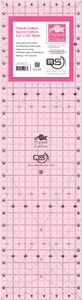 Quilters Select 6-1/2in x 24in Pink Non-Slip Ruler