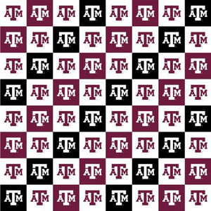 Texas A&M 1158 Logo - Fabric Sykel