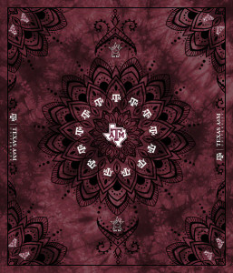 Texas A&M 1360 Collegiate Tapestry-48in x 56in - Fabric Sykel