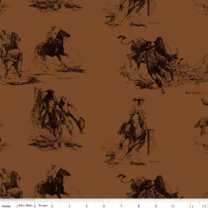 Back Of The Chutes Main Sienna - Riley Blake Designs