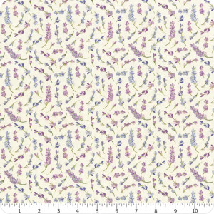 Bee Haven Lavendula Cream - Benartex Fabric