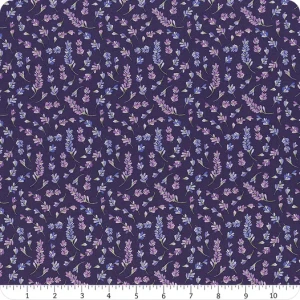 Bee Haven Lavendula Dark Twilight - Benartex Fabric