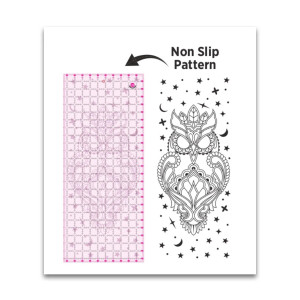 Tula Pink 10.5in x 24.5in Non Slip Owl Ruler