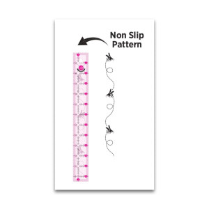 Tula Pink 1.5in x 12.5in Non Slip Bee Ruler