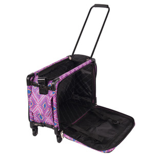 Tutto Medium Modern Blush Pink Diamond Trolley