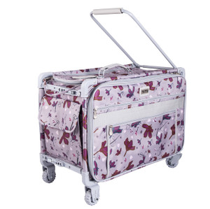 Tutto 2XL Rose Gray with Pink Daisies Trolley