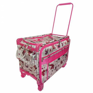 Tutto 2XL Rose Gray with Pink Daisies and Frame Trolley