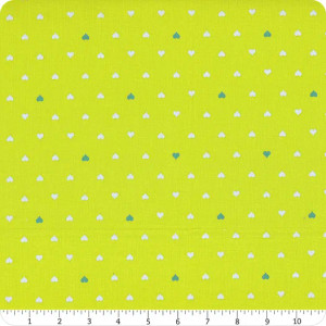Besties Unconditional Love Clover - Tula Pink Fabric