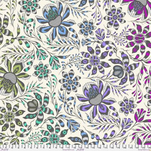 Roar! Super Wild Vine Mist - Tula Pink Fabric