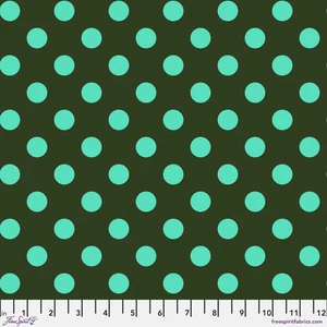 Pom Poms - Fern - Tula Pink Fabric