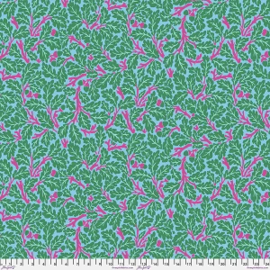Kaffe x Morris & Co. Oak Turquoise - Free Spirit Fabrics
