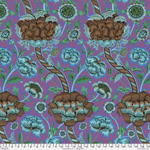 Kaffe x Morris & Co. Wandle Cobalt - Free Spirit Fabrics