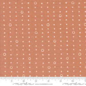 Chirp Dots Blender Dots And Circles Clay - Moda Fabric
