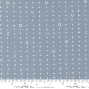 Chirp Dots Blender Dots And Circles Raincloud - Moda Fabric