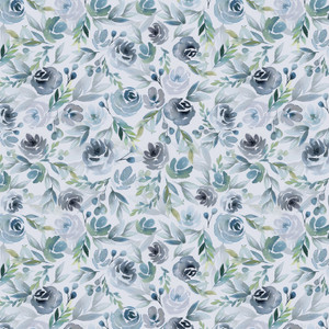 Enchanted Florals Enchanted Floral Rose Moonstone - Benartex Fabric