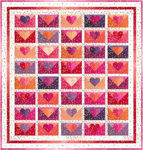 I Heart Ombre Metallic Kit - Moda Fabric KIT10875