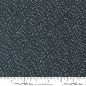 Goodnight Irene Making Waves Stripes Graphite - Moda Fabrics 31708-23