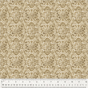 Boho Chicks Damask Tan - Windham Fabrics 54563-6