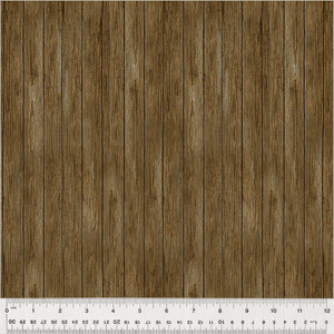 Boho Chicks Wood Brown - Windham Fabrics 54566-1