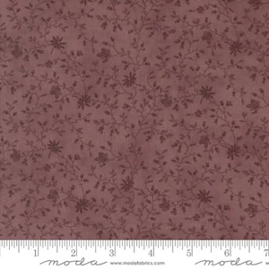 3 Sisters Lavender Fields Floral Leaf Vine Butterfly Plum - Moda Fabrics 44361-26