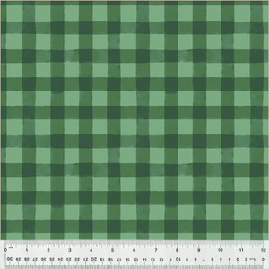 Highland Hooves Picnic Plaid Grassland - Windham Fabrics 54463-5