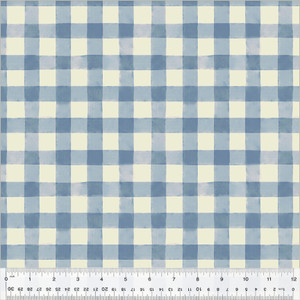 Highland Hooves Picnic Plaid Cornflower - Windham Fabrics 54463-8