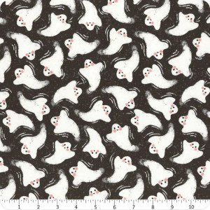Hey Boo Ghosts Midnight - Moda Fabrics 5211-16