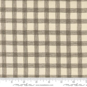 Threads Checks and Plaids Porcelain Black - Moda Fabric 55684-25