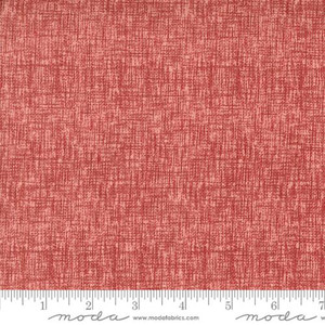 Threads Stitches Textured Pink - Moda Fabric 55685-12