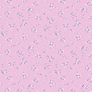 Louisa Petite Floral Dark Pink - Clothworks Fabric Y4411-73