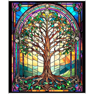 Tree of Life - TREE OF LIFE PANEL - QT Fabric 30926-X