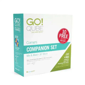 AccuQuilt GO! Qube 16" Companion Set - Corners Premier Stitching