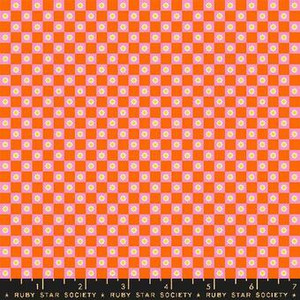 Animal Animal Flowers Goldfish - Ruby Star Society Fabric RS5169-14