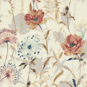 Sandalwood Meadow Florals Opal - 3 Sisters Fabric 44380-11
