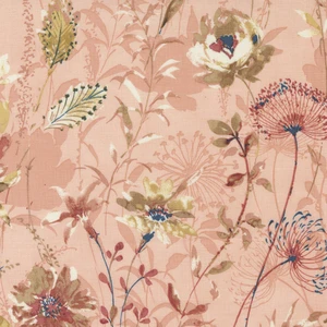 Sandalwood Meadow Florals Rose Quartz - 3 Sisters Fabric 44380-15