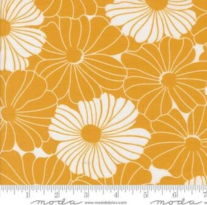 Color Crush Bloom Florals Honey - Moda Fabric 10880-27