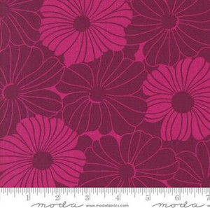 Color Crush Bloom Florals Magenta - Moda Fabric 10880-22