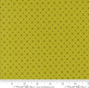 Color Crush X and O Blenders Lime - Moda Fabric 10887-19