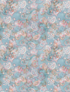 Gone Country Paisley Twilight Blue - Benartex Fabric 14804-53 Premier Stitching